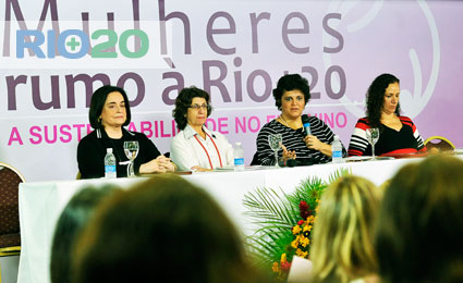 Rede feminina lança Plataforma 20 para ser apresentada na Rio+20