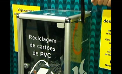 Programa promove reciclagem dos cartões de crédito inutilizados