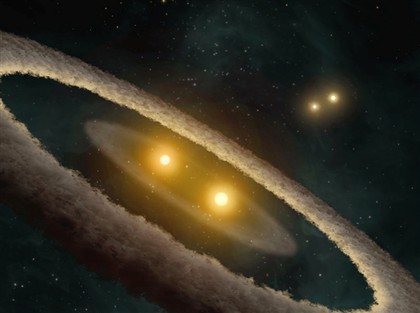 Planeta com quatro sóis é descoberto por astrônomos nos EUA