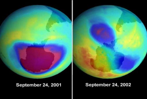 Segundo menor buraco na camada de ozônio sobre Antártida