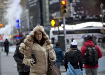 Onda de frio polar afeta Canadá e EUA