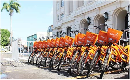 Salvador inaugura bicicletário especial para torcedores durante a Copa