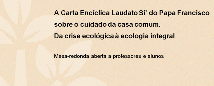 Da crise ecológica à ecologia integral