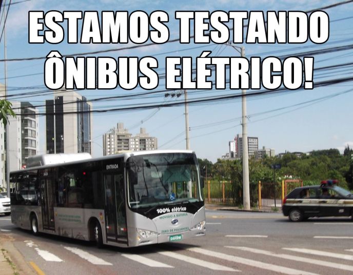 A BHTrans inicia testes com ônibus elétrico