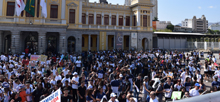 Caminhada em defesa do São Francisco mobiliza belo-horizontinos