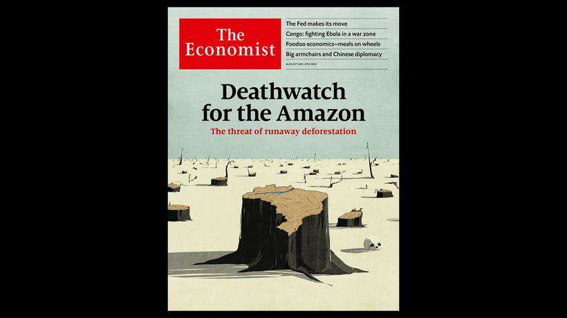 The Economist cita destruição da Amazônia na era Bolsonaro e recomenda boicote a produtos