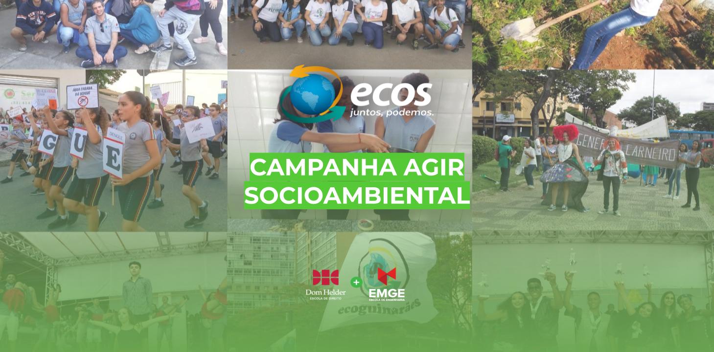 Movimento Ecos lança o edital da Campanha Agir Socioambiental