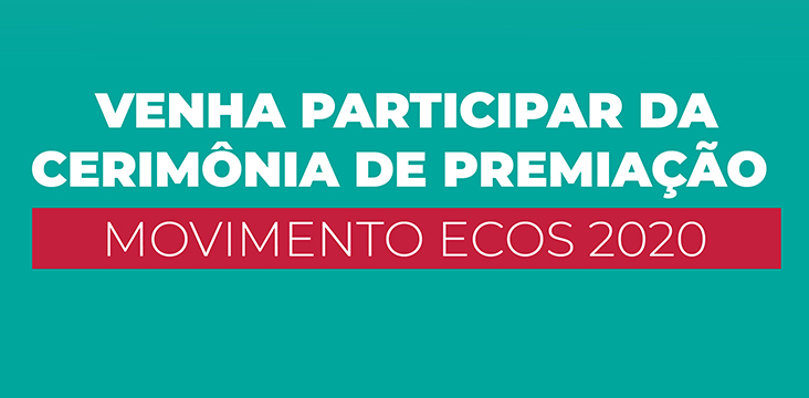 Movimento Ecos realiza cerimônia de premiação dos concursos Redige-Ecos e Grafar-Ecos