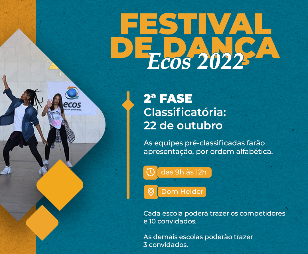 Confira as escolas pré-classificadas no Festival de Dança Ecos